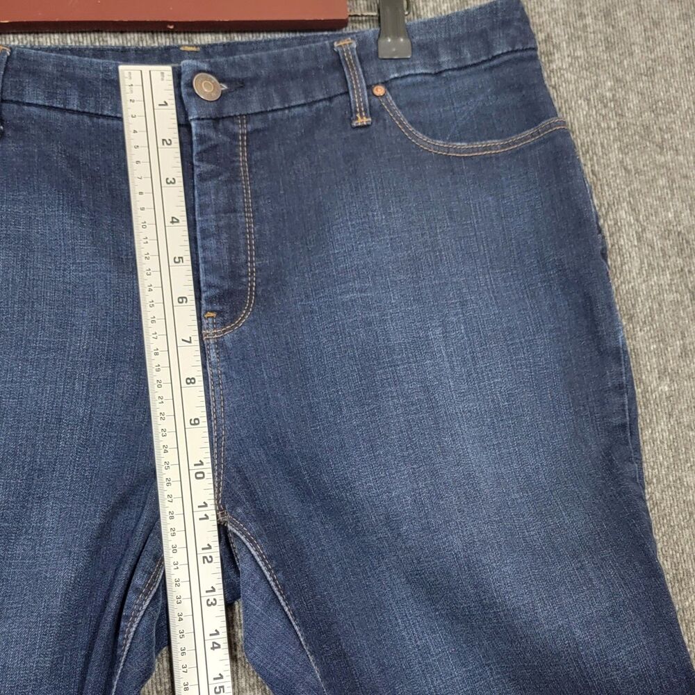 Chicos Jeans 2.5 Womens 14 Blue Dark Wash The So Lifting Slim Leg Stretch Denim - Picture 4 of 12